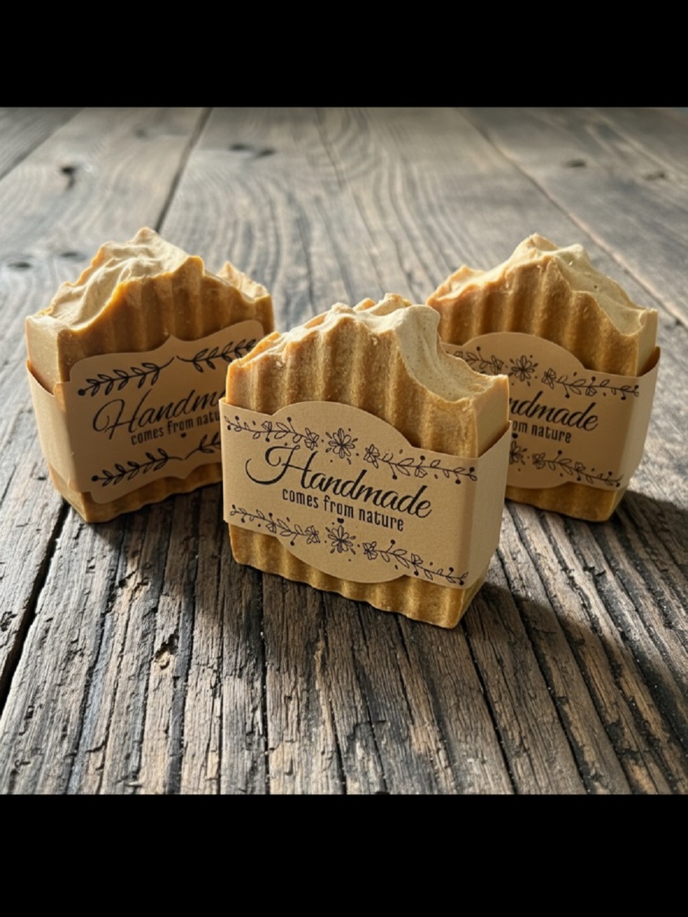 Handmade Natural Soap Bars - turmeric - Picture 2 of 3